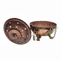 Incense Burner Of Copper With [deep Carving], [hanging & Swinging], [high Quality]
