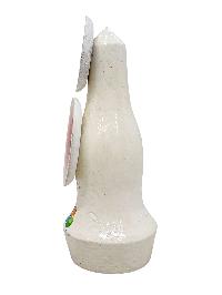 Torma, Buddhist Offering Item Of White Saljey, [wooden Painted]
