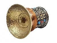 Table Top Prayer Wheel, Buddhist Handmade Payer Wheel With Mantra Inside, [stone Setting]
