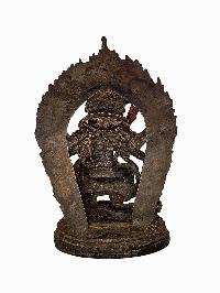 [bhadrakali], Buddhist Statue, [antique], [chocolate Oxidized]