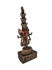 [sahasrabhuja Avalokitesvara], Buddhist Statue, [antique], [chocolate Oxidized]