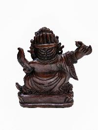 [mahakala Panjaranatha], Mahakala 2 Arms, Buddhist Statue, [chocolate Oxidized]
