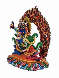 [mahakala Two Arms], [kajupa], Buddhist Statue, [traditional Color Finishing], [high Quality]