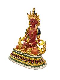 [aparimita], Buddhist Miniature Statue, [high Quality], [partly Gold Plated], [traditional Color Finishing], [high Quality]