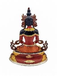 [aparimita], Buddhist Miniature Statue, [high Quality], [partly Gold Plated], [traditional Color Finishing], [high Quality]