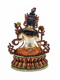 [white Tara], Buddhist Miniature Statue, [high Quality], [partly Gold Plated], [traditional Color Finishing], [high Quality]