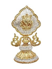 Buddhist Handmade [eight] Set Tibetan Offering Set Of Ashtamangala, [partly Gold Plated, Silver Plated]