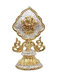 Buddhist Handmade [eight] Set Tibetan Offering Set Of Ashtamangala, [partly Gold Plated, Silver Plated]