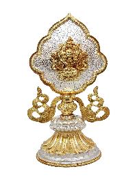 Buddhist Handmade [eight] Set Tibetan Offering Set Of Ashtamangala, [partly Gold Plated, Silver Plated]