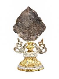 Buddhist Handmade [eight] Set Tibetan Offering Set Of Ashtamangala, [partly Gold Plated, Silver Plated]