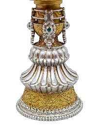 Electric Rechargeable Butter Lamp, Buddhist Ritual Items, [15 Days Battery Backup]