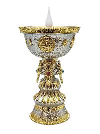 Electric Rechargeable Butter Lamp, Buddhist Ritual Items