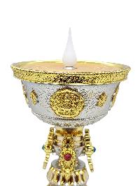 Electric Rechargeable Butter Lamp, Buddhist Ritual Items