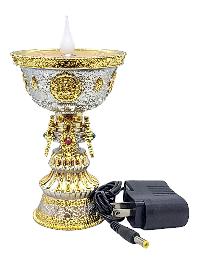 Electric Rechargeable Butter Lamp, Buddhist Ritual Items