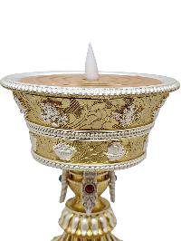 Electric Rechargeable Butter Lamp, Buddhist Ritual Items