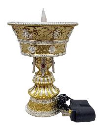 Electric Rechargeable Butter Lamp, Buddhist Ritual Items