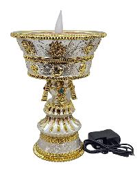 Electric Rechargeable Butter Lamp, Buddhist Ritual Items
