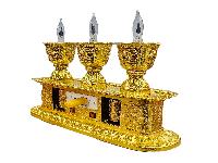 Electric Mane Butter Lamp With Music, Buddhist Ritual Items