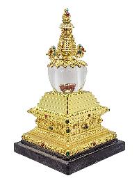 [stupa], Buddhist Statue, [stone Setting]
