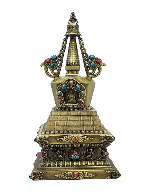 [stupa], Buddhist Statue, [stone Setting]