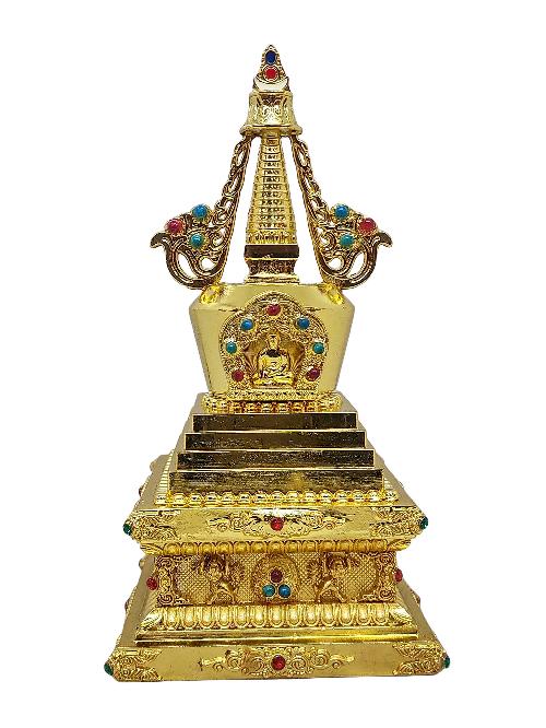 [stupa], Buddhist Statue, [stone Setting]