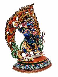 [vajrapani] Statue, Buddhist Handmade Statue, [traditional Colour Finishing]