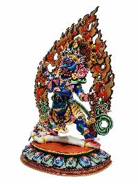 [vajrapani] Statue, Buddhist Handmade Statue, [traditional Colour Finishing]