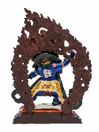 [vajrapani] Statue, Buddhist Handmade Statue, [traditional Colour Finishing]