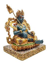 [singha Kuber], [jambhala Namtose], [partly Gold Plated, Traditional Color Finishing And Stone Setting]
