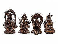 Eight Manifestation Of Guru Padmasambhava, [chocolate Oxidized]