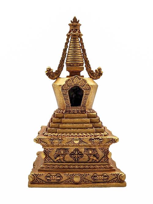 [stupa], Buddhist Statue, [gold Plated]