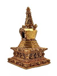 [stupa], Buddhist Statue, [gold Plated]