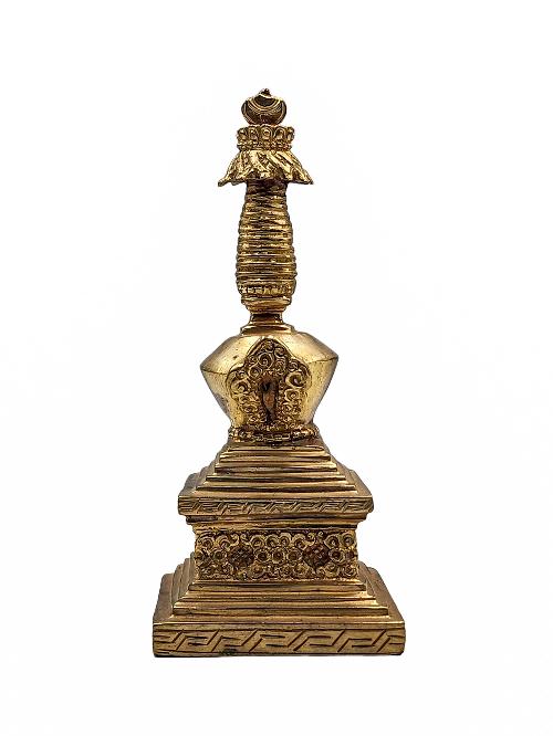 [stupa], Buddhist Statue, [mercury Gold Plated]
