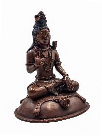 [shiva], Buddhist Statue, [chocolate Oxidized]