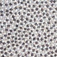 [felt Beads Matt], Handwoven In Nepal, Natural Color, Large Size, Felt Carpet