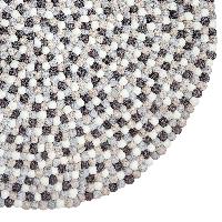 [felt Beads Matt], Handwoven In Nepal, Natural Color, Large Size, Felt Carpet