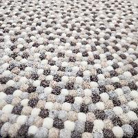 [felt Beads Matt], Handwoven In Nepal, Natural Color, Large Size, Felt Carpet
