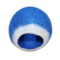 [cat House], Handmade In Nepal, Blue And White Color