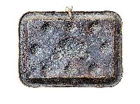 Buddhist Metal Wall Hanging, Tibetan Calendar With [cheppu], Antique Finishing