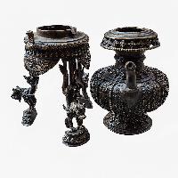 [karuwa], Water Offering Vessel, Water Pot, Antique Finishing
