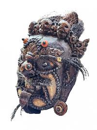 [mahakala], Handmade Mask Of Bhairav, Antique Finishing