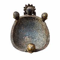 [kapala], Buddhist Handmade Ritual Item, Gold Plated

