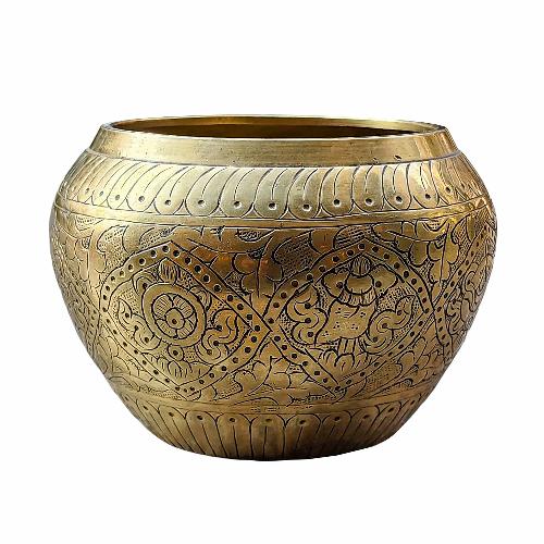 Gulpa Singing Bowl With [fine Carving], [select Accessories]