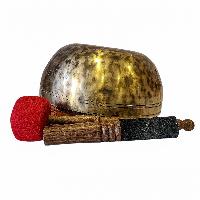 [singing Bowl], Buddhist Hand Beaten, Antique Finishing