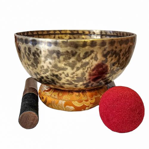 [singing Bowl], Buddhist Hand Beaten, Antique Finishing