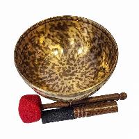 [singing Bowl], Buddhist Hand Beaten, Antique Finishing