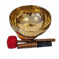 [singing Bowl], Buddhist Hand Beaten, Antique Finishing, [select Accessories]