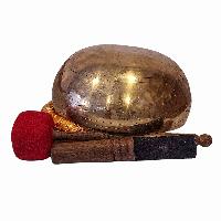 [singing Bowl], Buddhist Hand Beaten, Antique Finishing, [select Accessories]