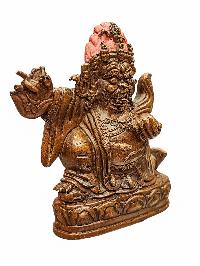 [mahakala Panjaranatha], Mahakala 2 Arms, Buddhist Statue, [chocolate Oxidized]