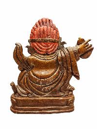 [mahakala Panjaranatha], Mahakala 2 Arms, Buddhist Statue, [chocolate Oxidized]